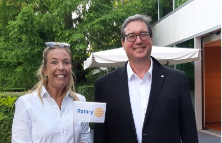 Visit of the 'Rotary Suisse Liechstenstein' Magazine Editor in Chief