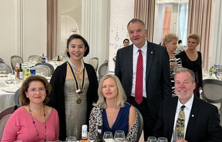 Members of our Club pictured at the Gala event in Romania.